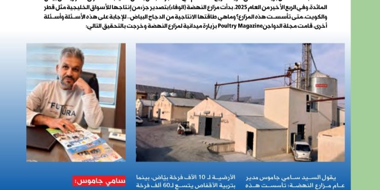 مزارع النهضة لبيض المائدة